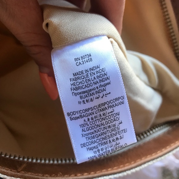 NEW BCBG Tribal Embroidered & Stud Clutch Bag travel Bag beach stuff - Picture 4 of 4